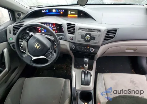 2012 Honda Civic Lx z USA, uszkodzony, nr VIN 2HGFG3B50CH544838